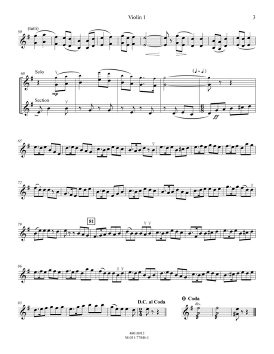 English Folk Song Suite - Violin 1