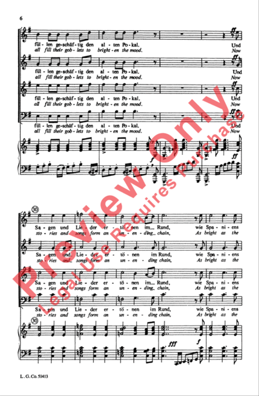 Zigeunerleben Zigeunerleben Choir scores gallery preview page 21