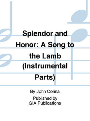 Book cover for Splendor and Honor - Instrument edition