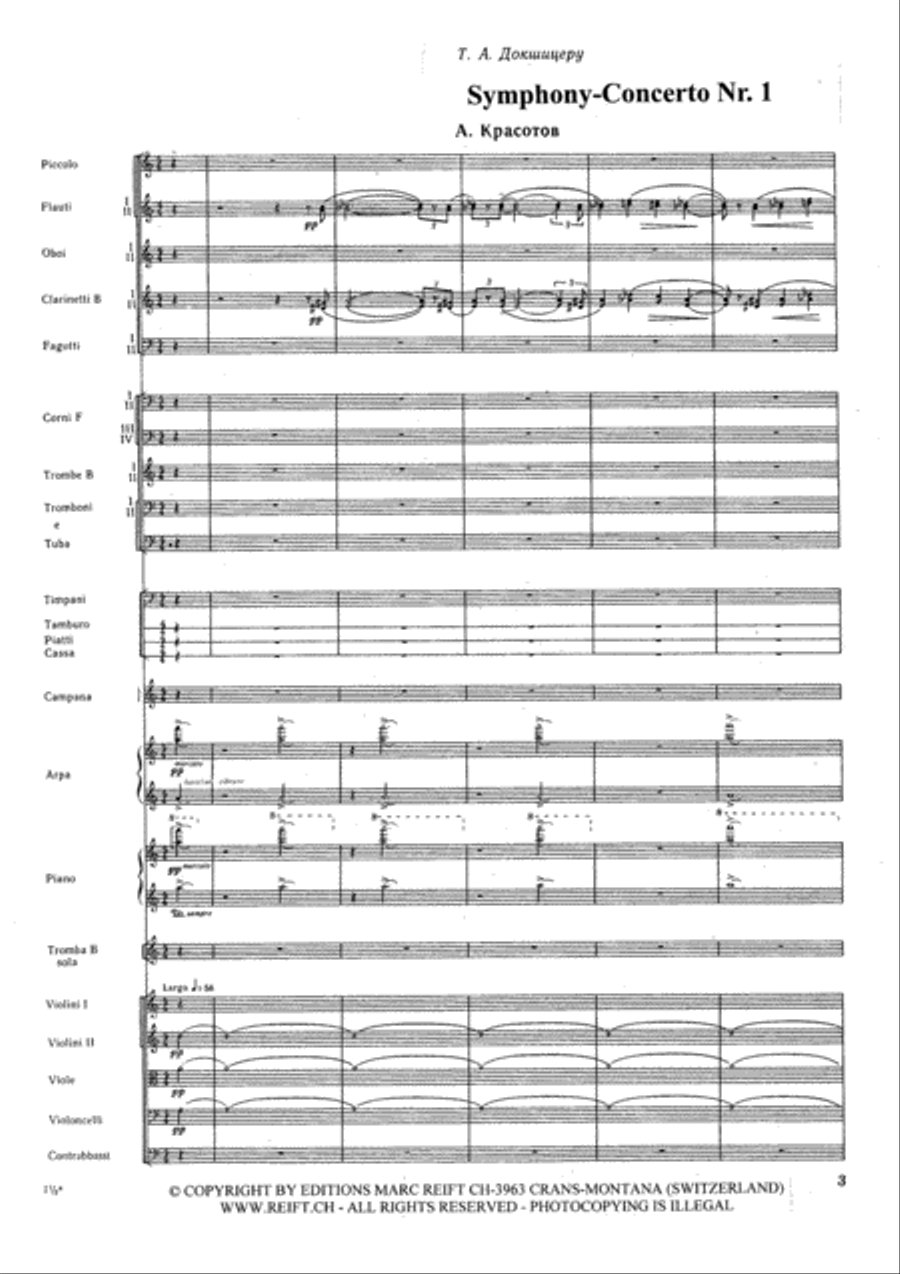 Symphony Concerto No. 1