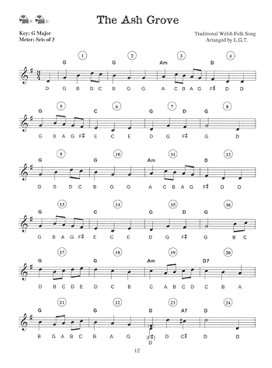 First Lessons Hammered Dulcimer Hammered Dulcimer scores gallery preview page 3