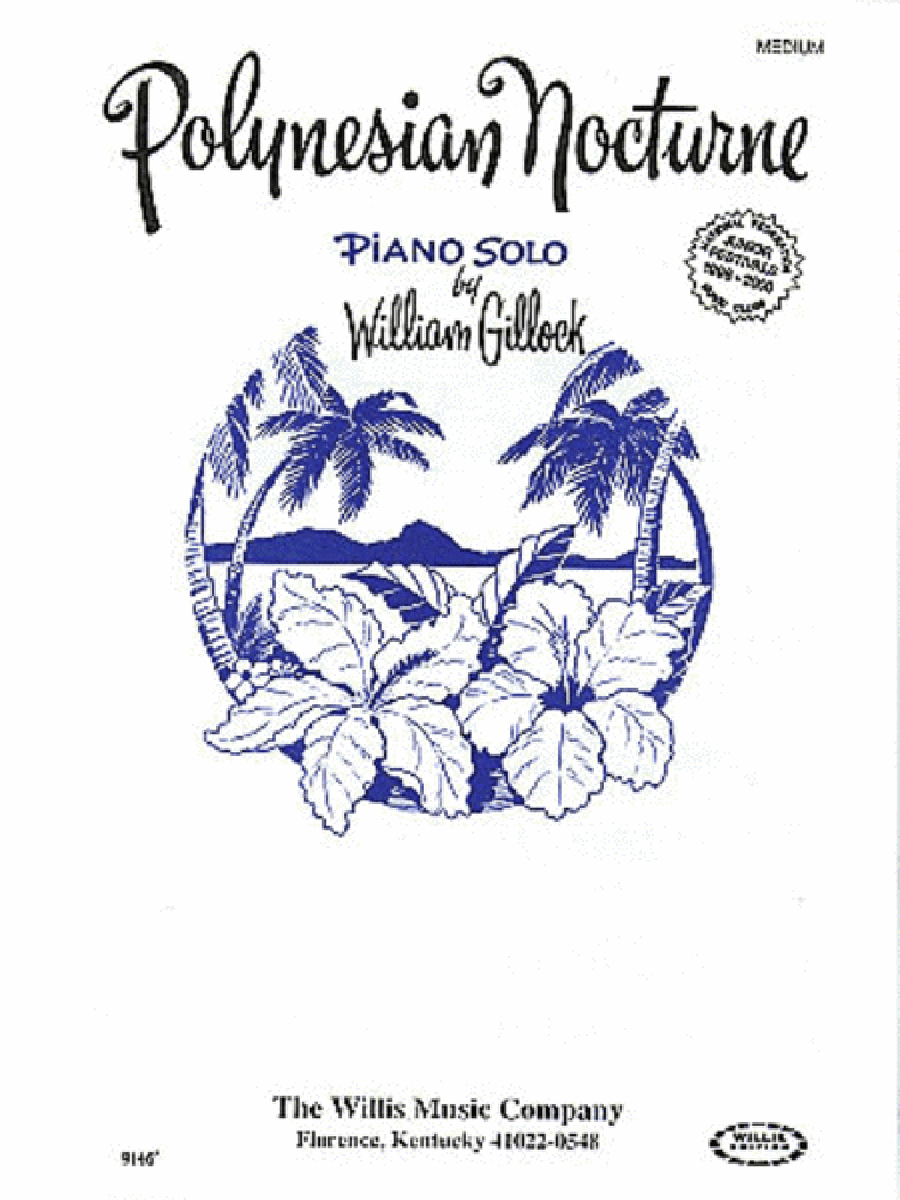 Polynesian Nocturne Piano scores gallery preview page 1