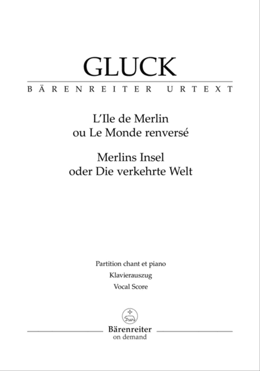 L'Ile de Merlin ou Le Monde renversé (Merlins Insel oder Die verkehrte Welt) Bassoon scores gallery preview page 1