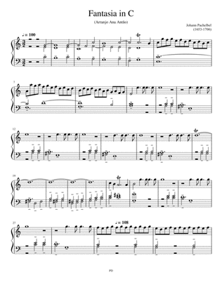 J. Pachelbel Fantasia in C, organ