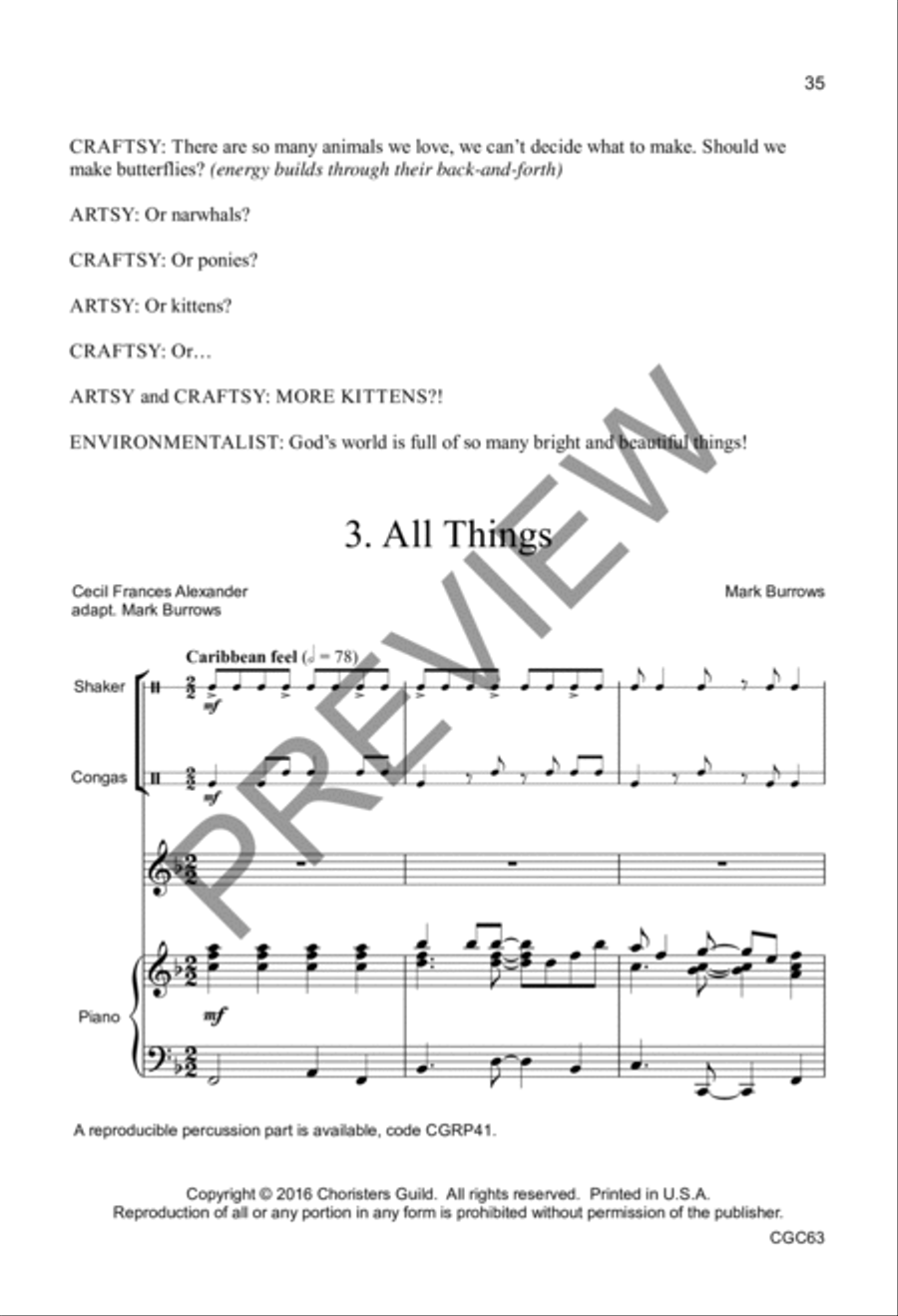 In the Image Preview Kit (Score & CD) Unison Choir scores gallery preview page 16
