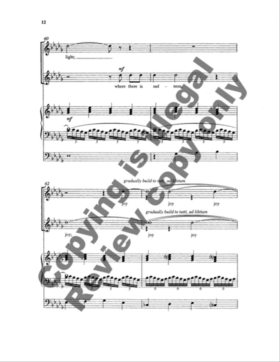 Bethesda Evensong: The Lord's Prayer SSA scores gallery preview page 8