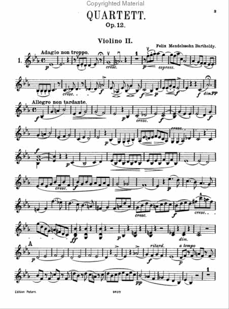 String Quartets, Complete Edition String Quartet scores gallery preview page 4