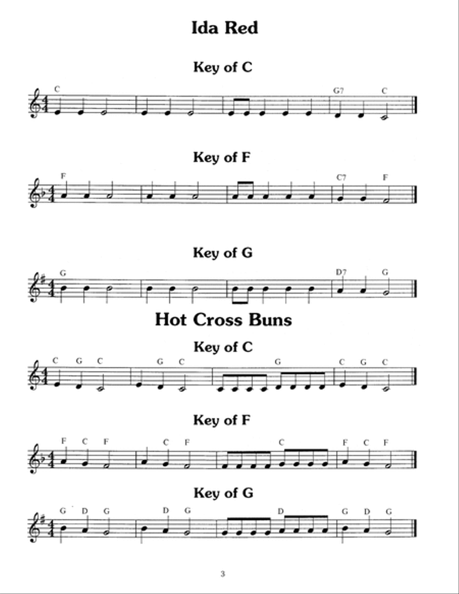 Recorder Music for Children Recorder scores gallery preview page 4