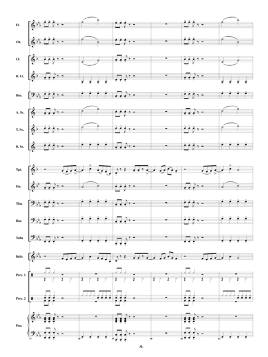Chillaxin' Concert Band scores gallery preview page 8