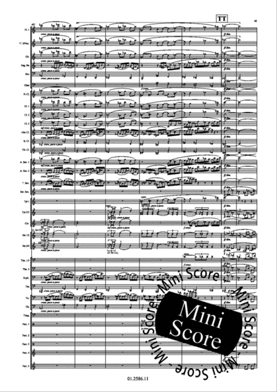 Skies Concert Band scores gallery preview page 57