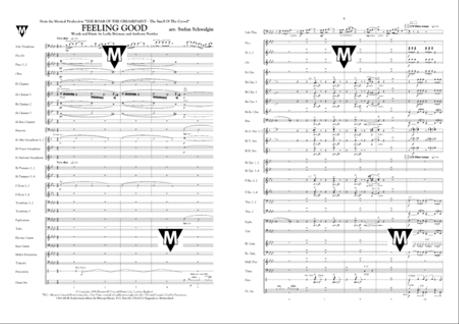 Feeling Good Concert Band scores gallery preview page 2