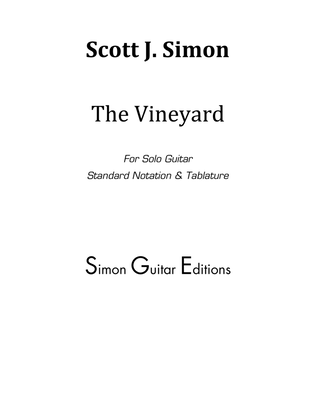 The Vineyard for Classical Guitar (Tablature Edition)