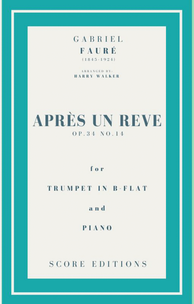 Après un rêve (Fauré) for Trumpet in B-flat and Piano image number null