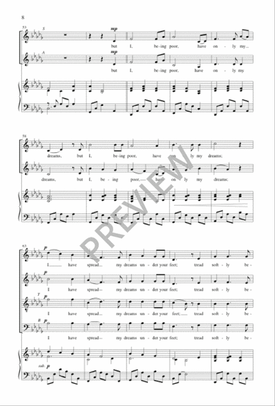 Under Your Feet Divisi scores gallery preview page 9