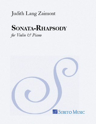 Book cover for Sonata-Rhapsody