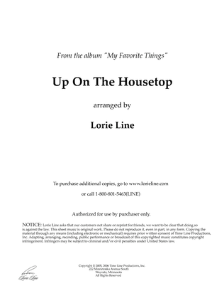 Book cover for Up On The Housetop (from My Favorite Things)