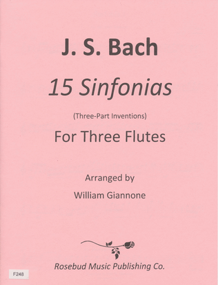 15 Sinfonias (3 part Inventions)