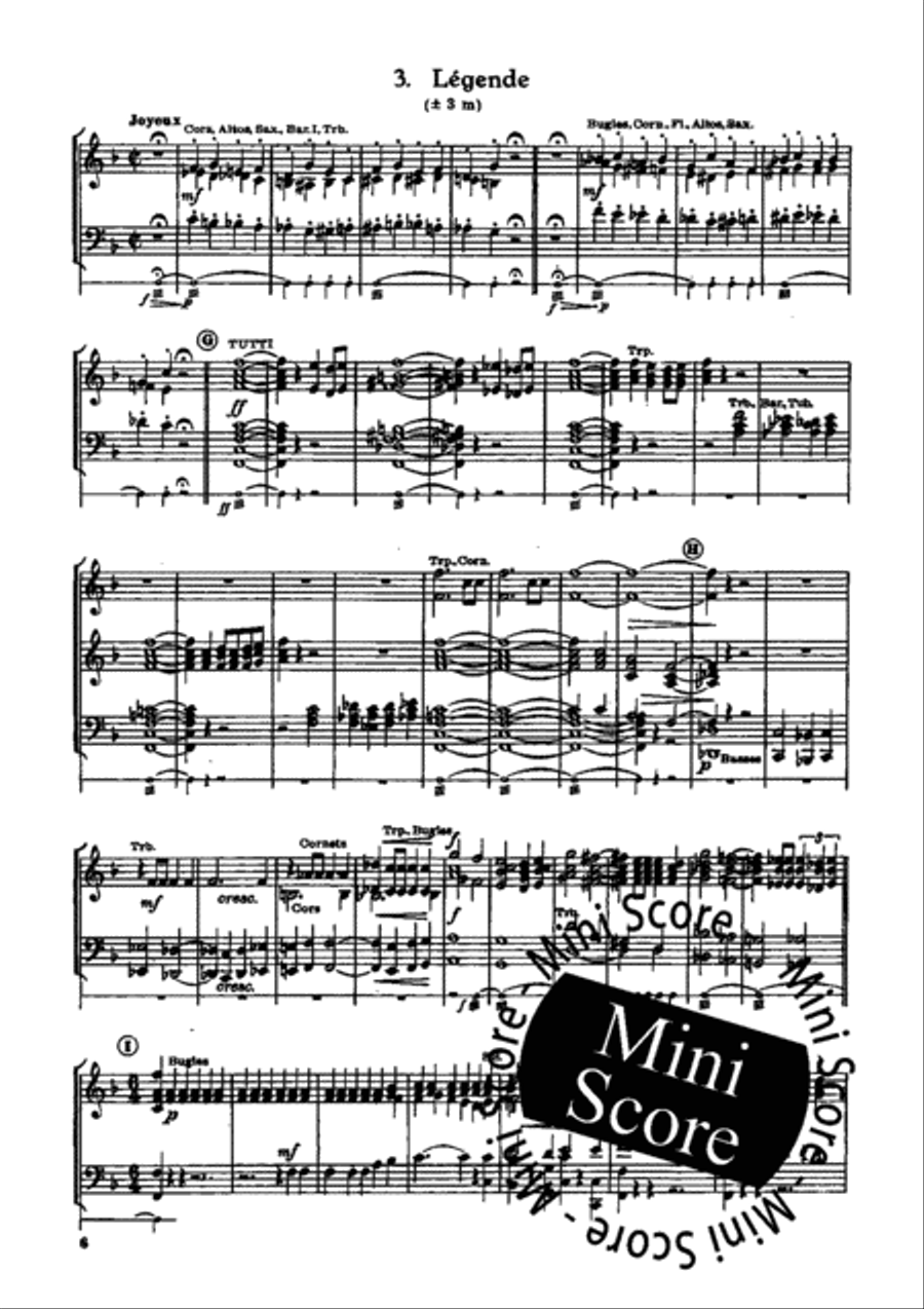 Petit Triptyque Concert Band scores gallery preview page 8