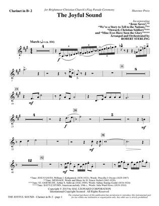 The Joyful Sound - Bb Clarinet 2