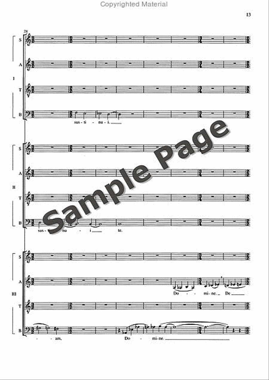 De Profundis De Profundis 4-Part scores gallery preview page 14