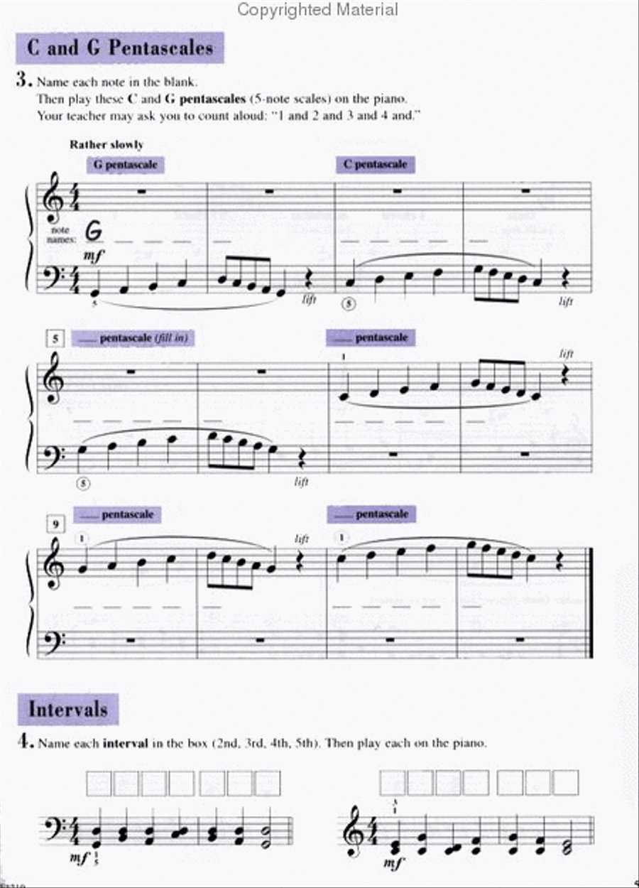 Accelerated Piano Adventures for the Older Beginner Piano Method scores gallery preview page 2