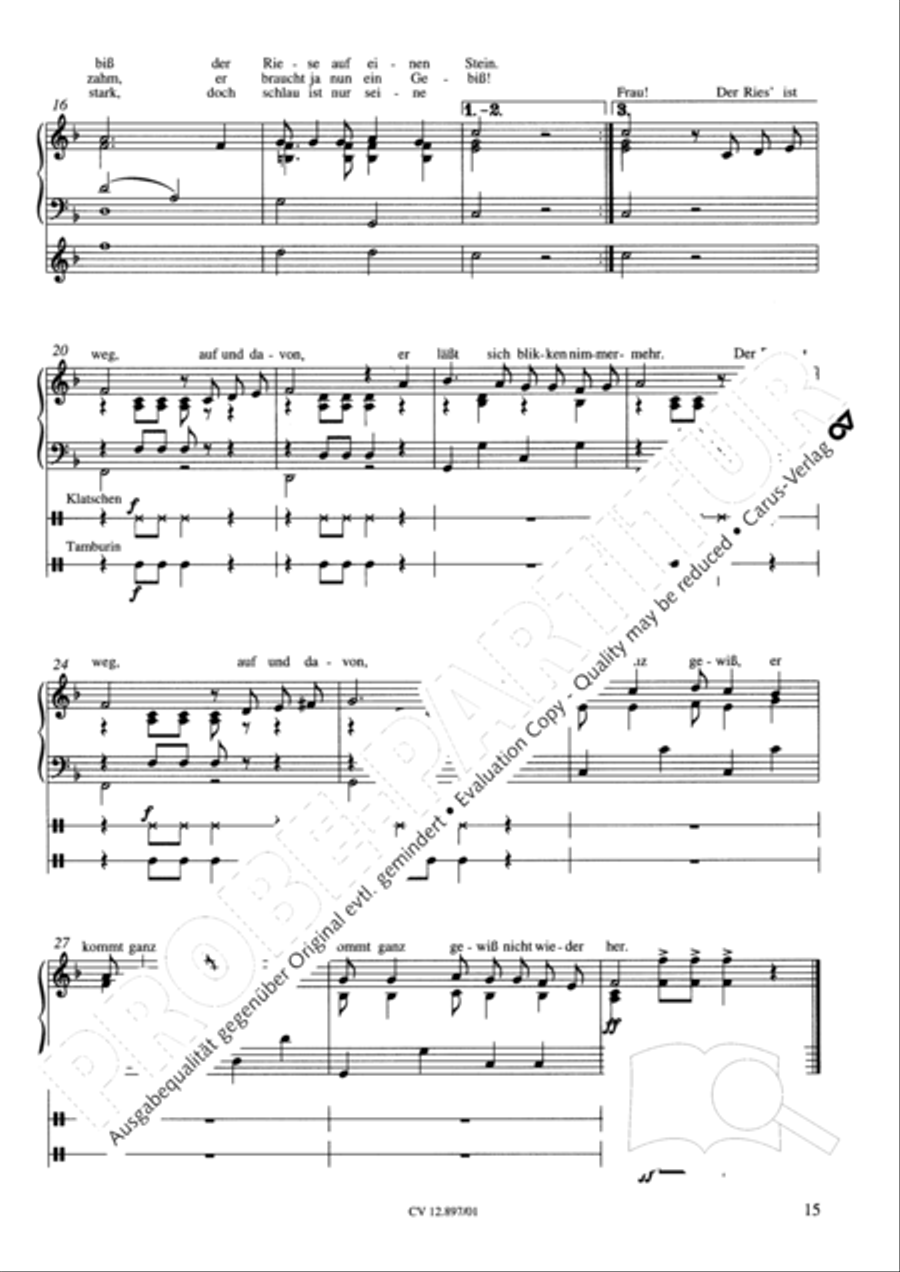 Giant Finn Unison Choir scores gallery preview page 15