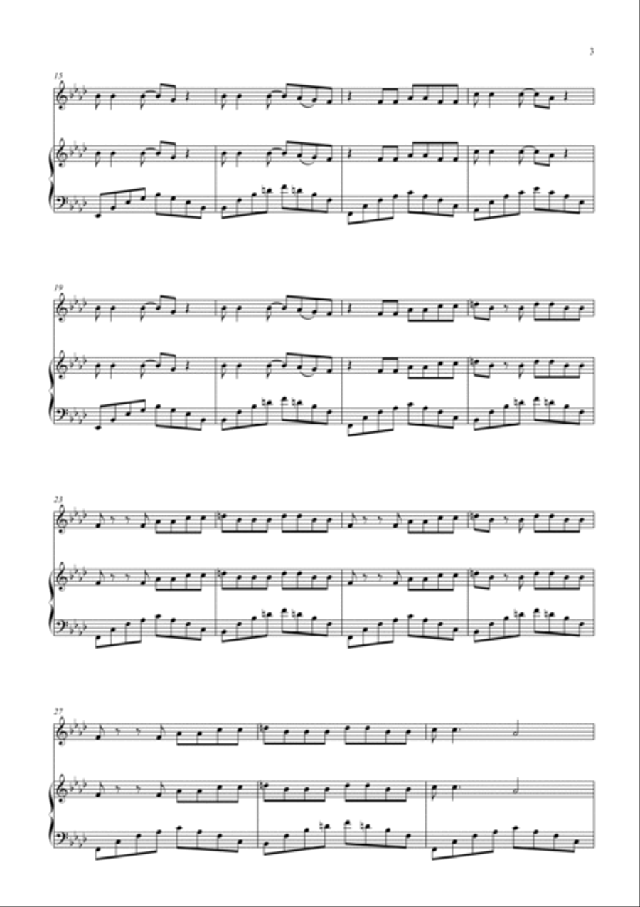 Mad World Mad World Woodwind Duet scores gallery preview page 3