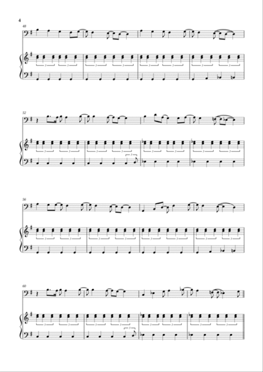 All I Want For Christmas Is You Piano scores gallery preview page 4