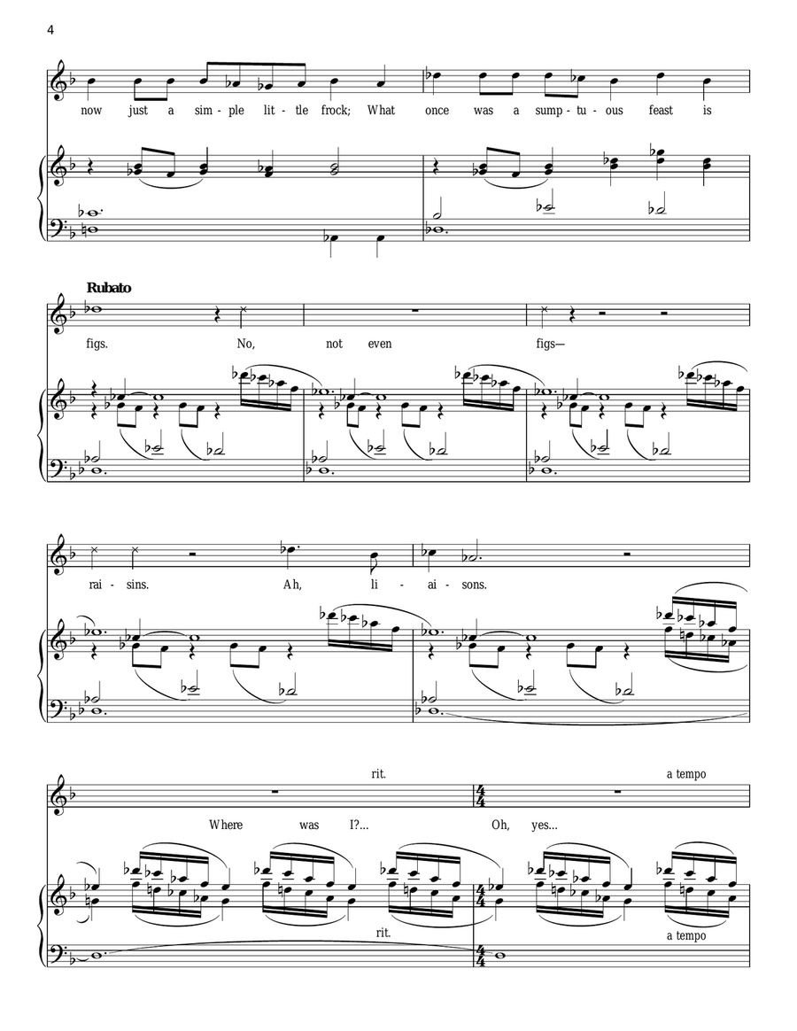 Liaisons Piano, Vocal scores gallery preview page 4