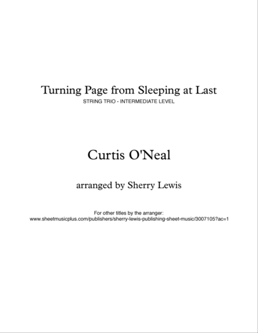 Turning Page String Trio scores gallery preview page 2