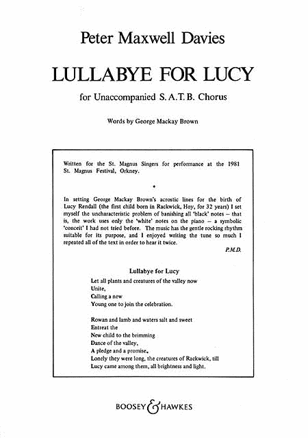 Lullabye for Lucy