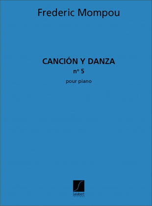 Book cover for Cancion Y Danza 5