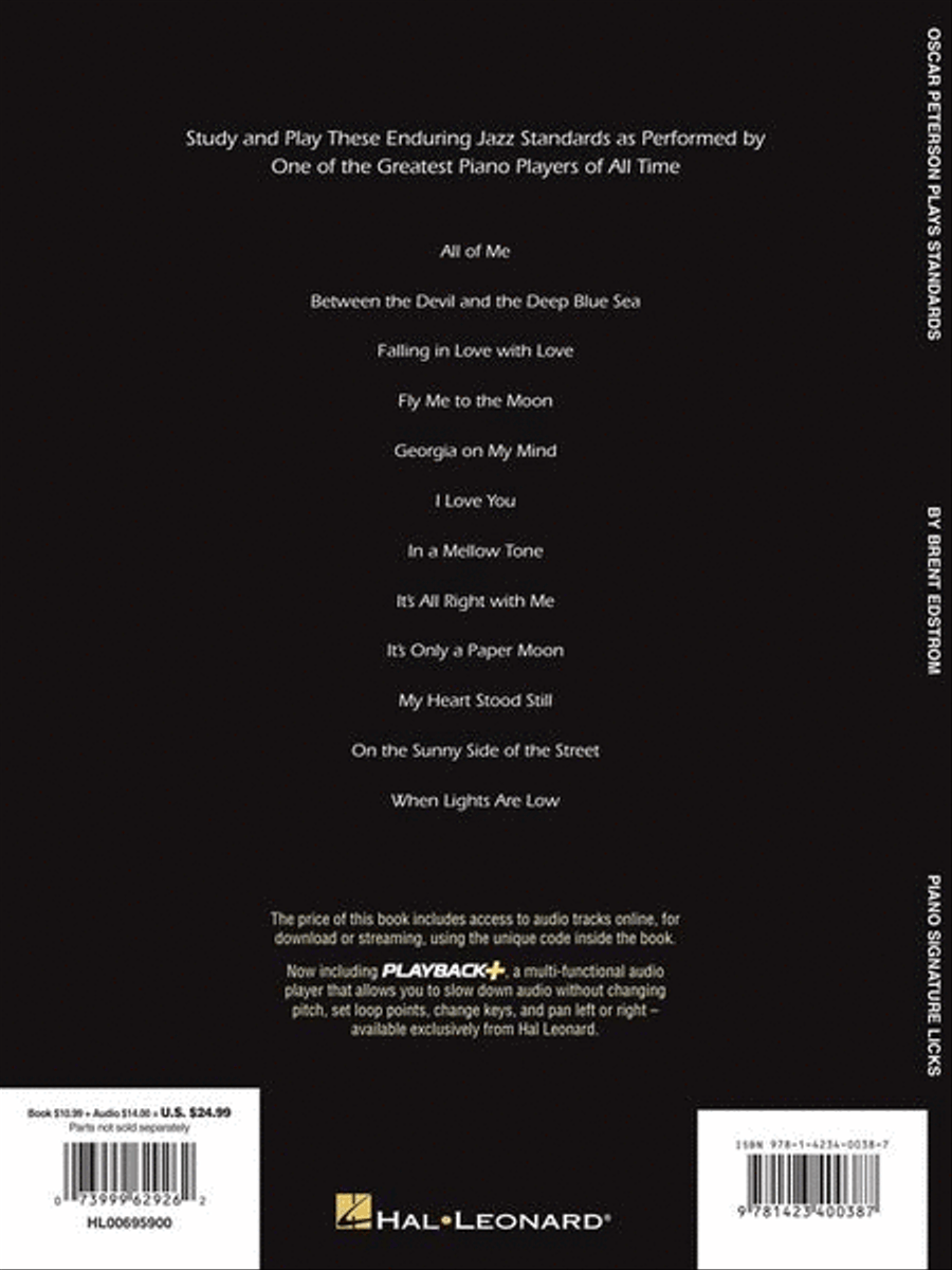 Oscar Peterson Plays Standards Piano Method scores gallery preview page 8