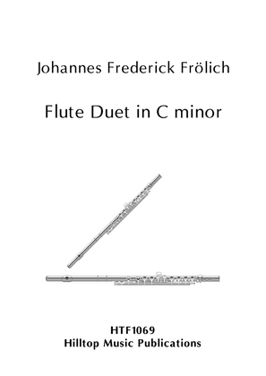 Book cover for Frohlich Flute Duet in C minor