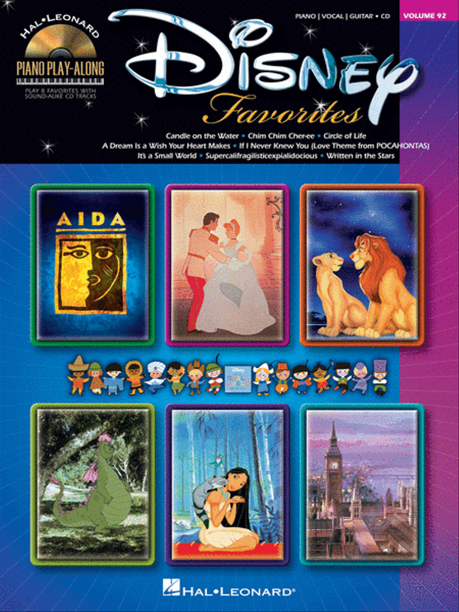 Disney Favorites Piano, Vocal, Guitar scores gallery preview page 1