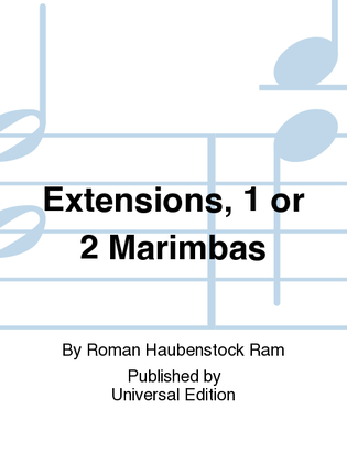 Extensions, 1 Or 2 Marimbas
