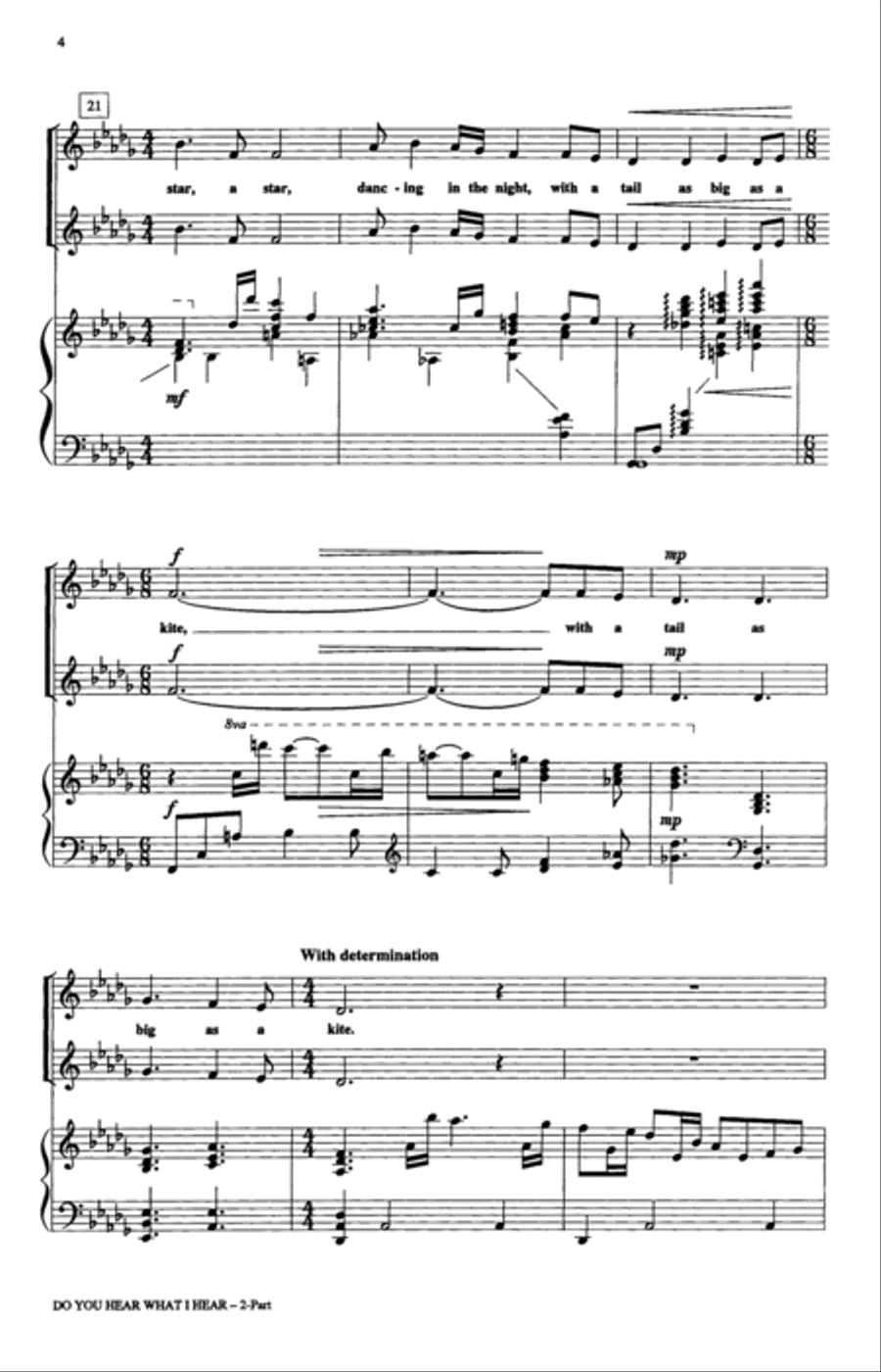 Do You Hear What I Hear Do You Hear What I Hear 2-Part scores gallery preview page 3