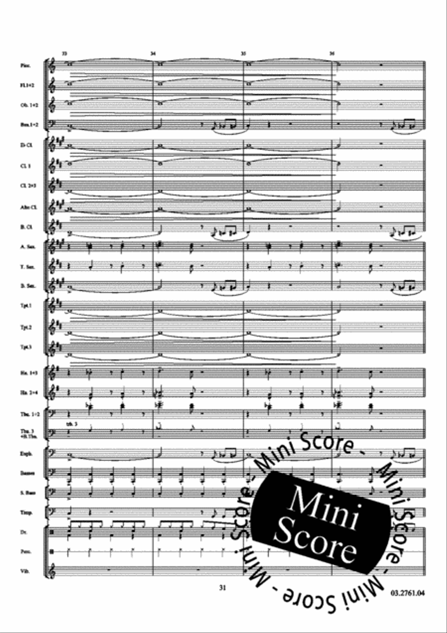All Blue All Blue Concert Band scores gallery preview page 37