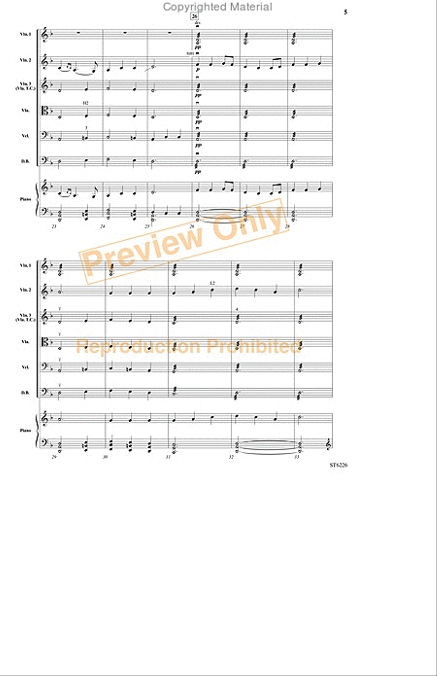 Slane String Orchestra scores gallery preview page 4