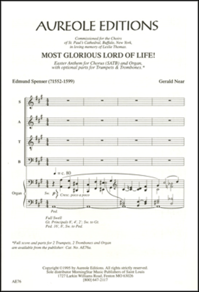 Most Glorious Lord of Life