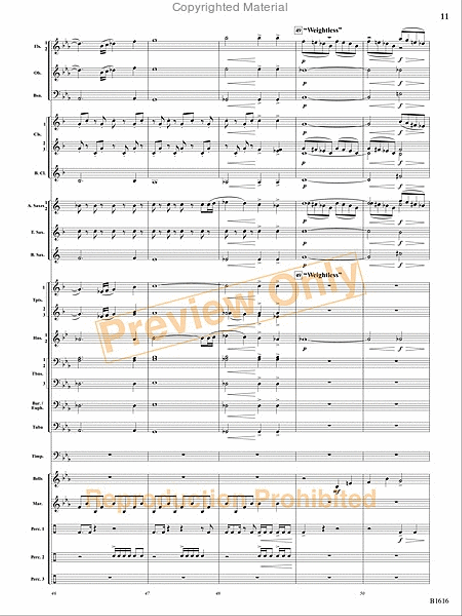 One Giant Leap Concert Band scores gallery preview page 40