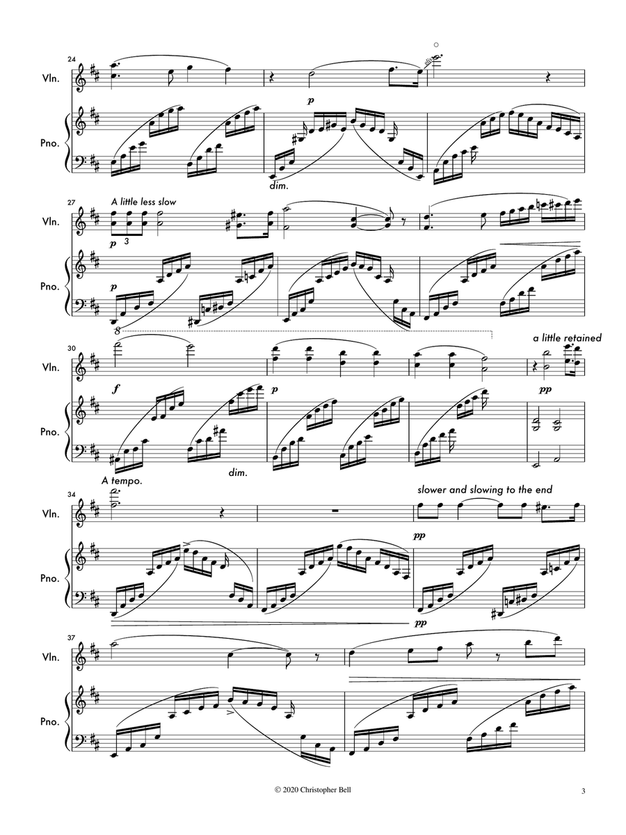 Si mes vers avaient des ailes Violin Solo scores gallery preview page 3