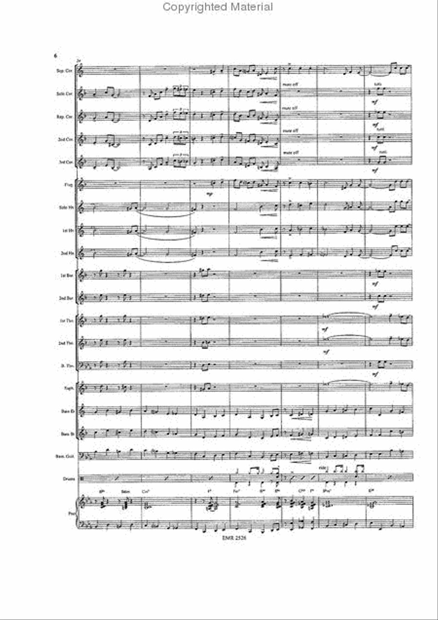 On The Sunny Side Of The Street Brass Band scores gallery preview page 6