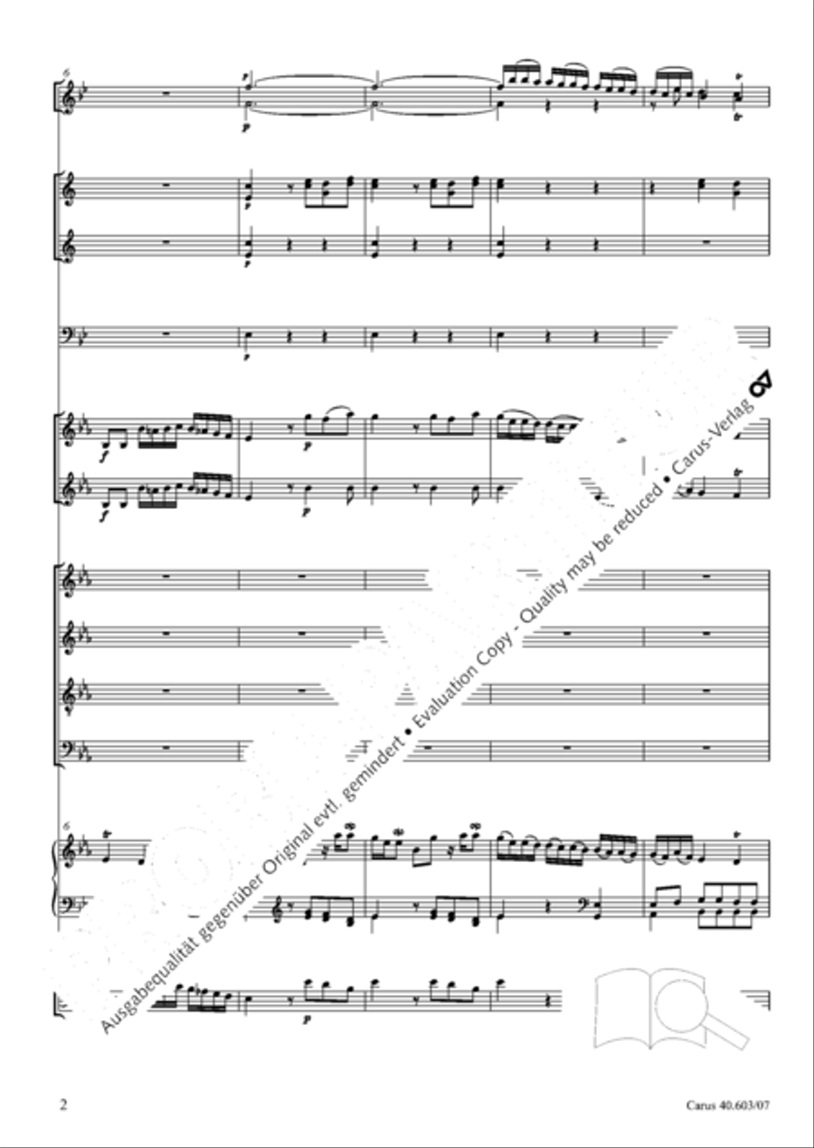 Grosse Orgelsolomesse in Es 4-Part scores gallery preview page 15