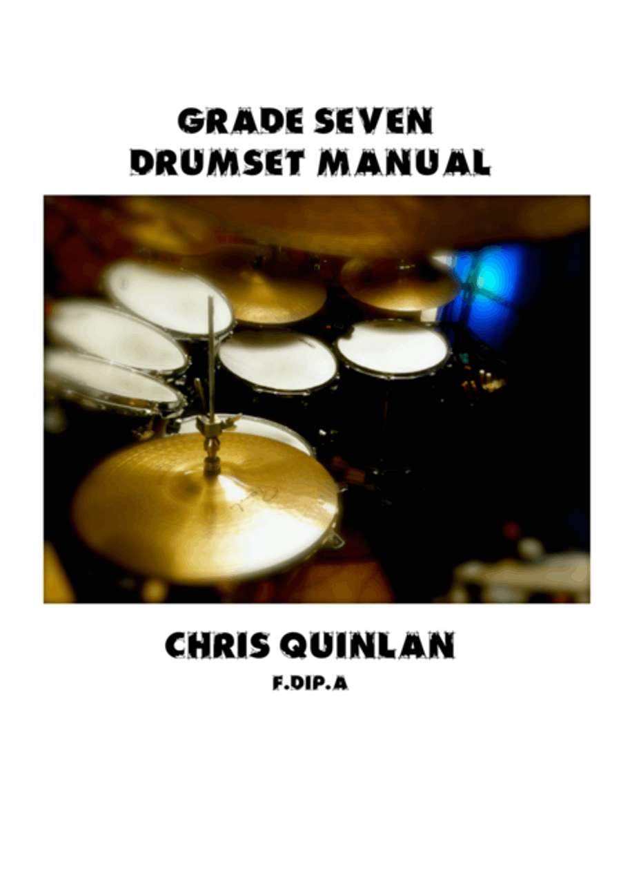 Grade Seven Drumset Manual Drum Set scores gallery preview page 1