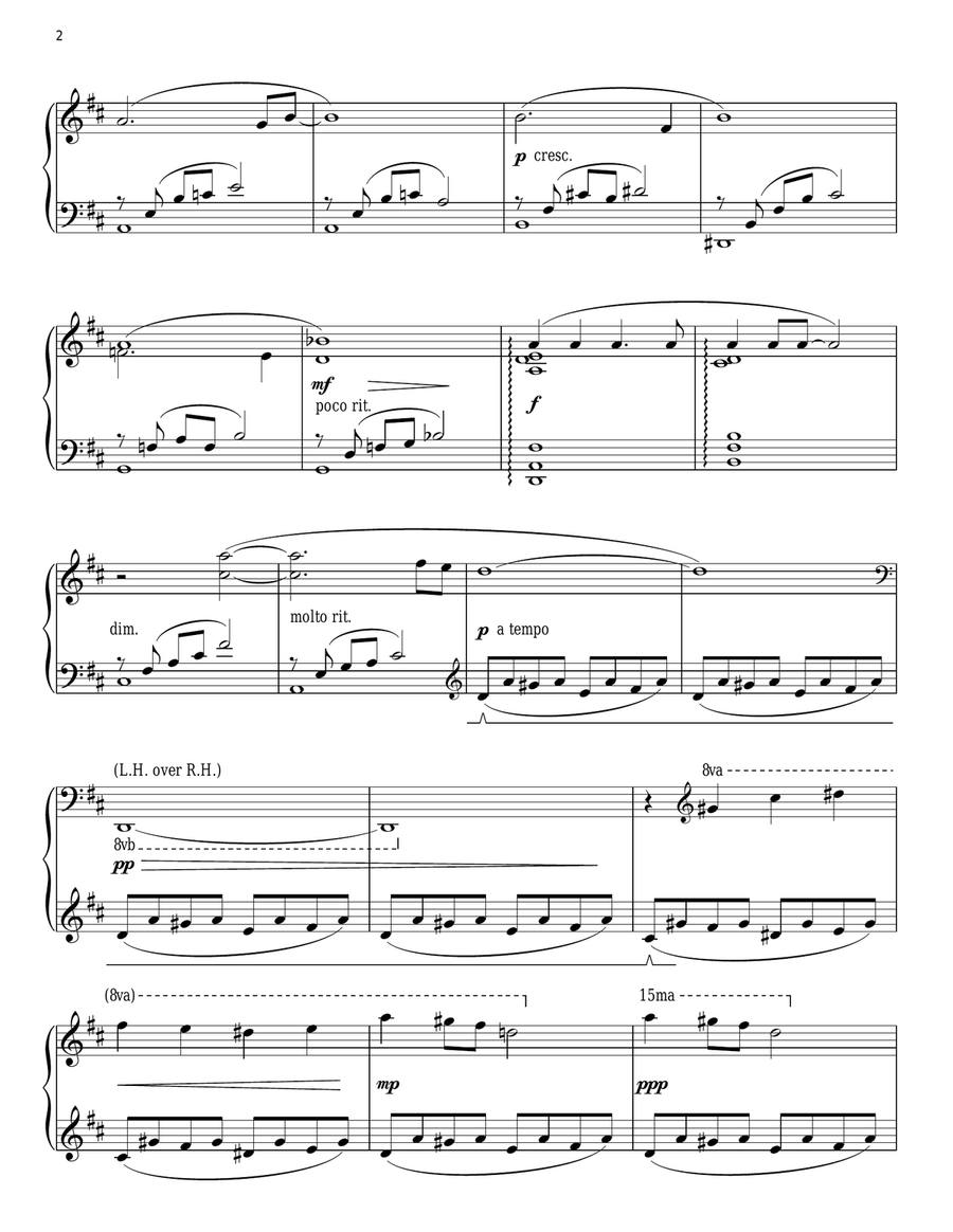 Julia (arr. Phillip Keveren) Piano Solo scores gallery preview page 2