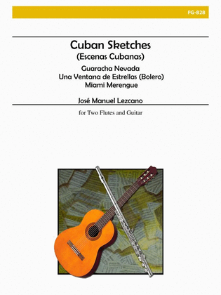 Book cover for Cuban Sketches for Flute and Guitar