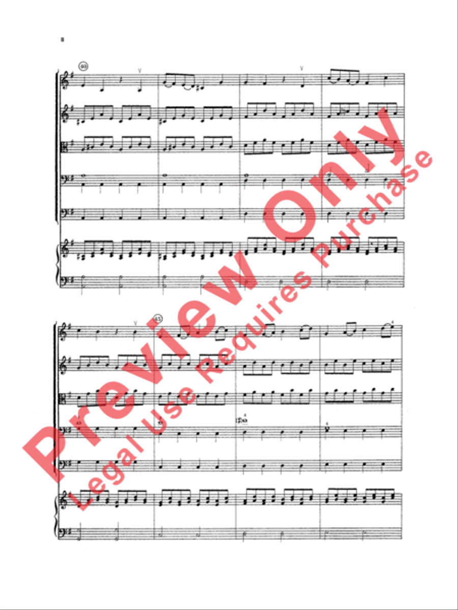 The Four Seasons (Spring, Winter, Autumn) String Orchestra scores gallery preview page 9