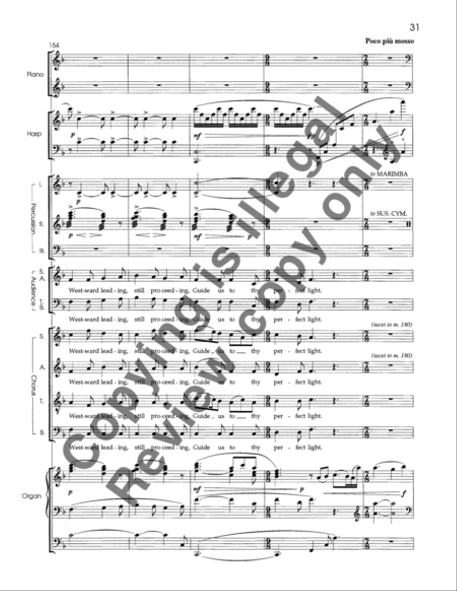 A Christmas Garland (SATB Keyboard/Percussion Version Score) 4-Part scores gallery preview page 12