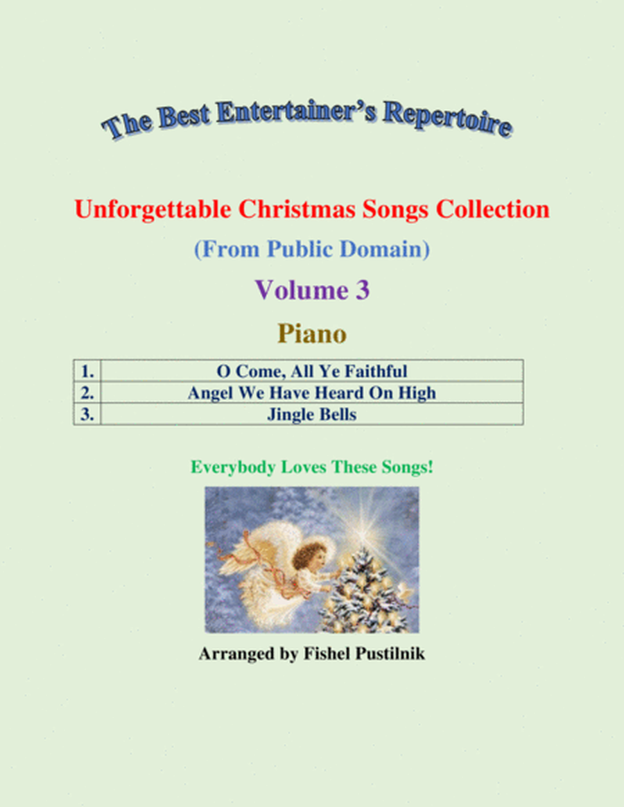"Unforgettable Christmas Songs Collection" (from Public Domain) for Piano-Volume 3-Video image number null